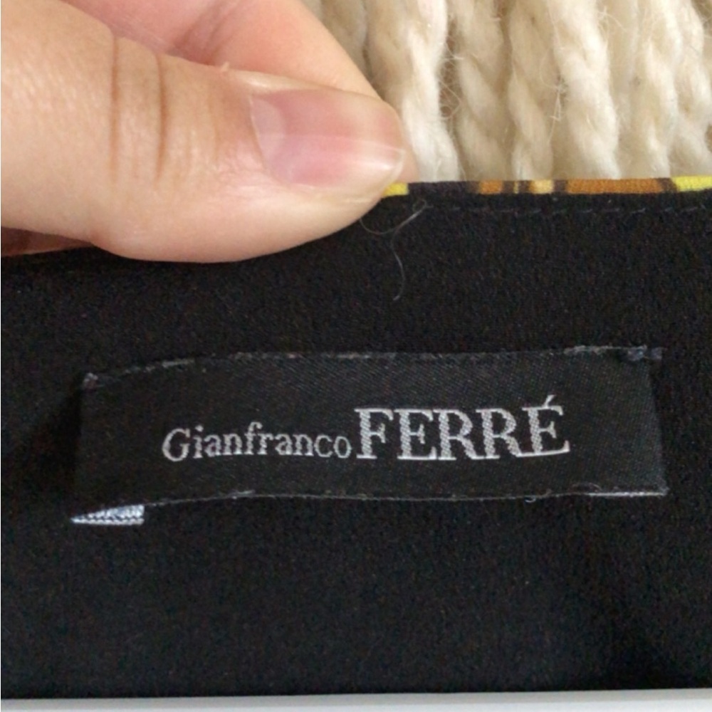 Gianfranco Ferre Oriental Baroque Patterned Monog… - image 3